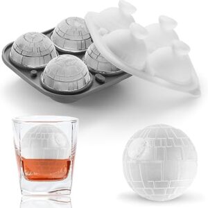 NAX CAKI 3D Death Star Ice Cube Molds