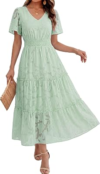 CARACILIA Floral Maxi Dress