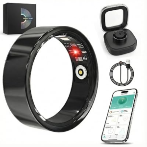 Smart Ring Fitness Tracker with Sleep Monitor Heart Rate Blood Oxygen