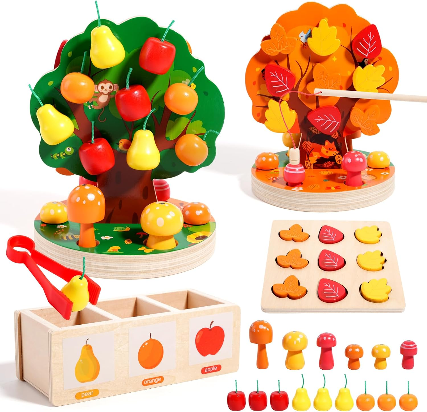 INIFEIDALA Montessori Toys for 3 4 5 6 Year Old - Fine Motor Skills Toy