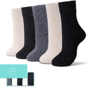 SISOSOCK Cozy Womens Fuzzy Socks,Soft Push Wool Socks,Warm Gifts for Women