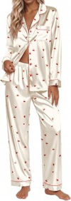 EKOUAER Silk Satin Pajamas