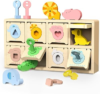 TEEKDEER Wood Lock and Key Toddler Learning Toys