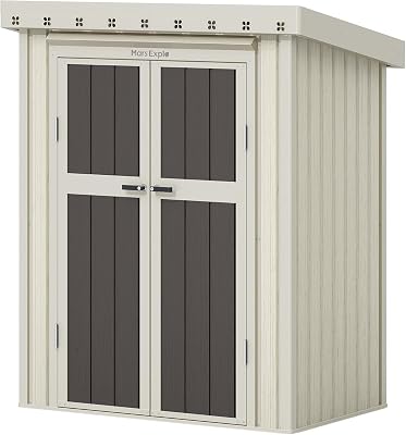 MARS EXPLO Outdoor Storage Shed 5 x 3 FT