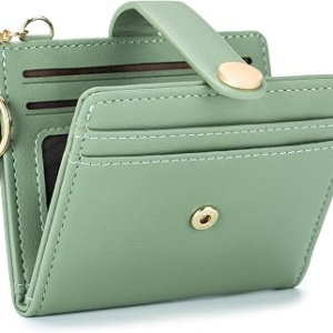 POIUGOYA Small Rfid Wallet for Women with Keychain