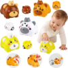 CIUGEO Press to Go Car Toys for Toddlers