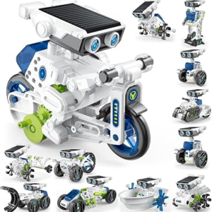 Jiakora 12-in-1 STEM Robot Kit Toys for Kids 8-12 12-16, DIY Robot Building Educational STEM Science Kits for Kids Age 8-12 12-16, 8 9 10 11 12 13 14 15 16 Year Old Boy Birthday Gifts