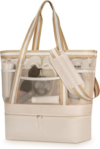 WOOMADA Beach Tote Bag with Cooler