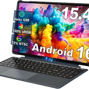 jumper 15.4″ 2-in-1 Tablet with Magnetic Keyboard, Helio G99 Processor
