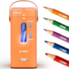 AFMAT Electric Pencil Sharpener, Fully Automatic Pencil Sharpener, Auto in & Out, Rechargeable Hands-Free Sharpeners for Jumbo & Colored Pencils (6.5-12mm), Portable for Home/Classroom/Office PSC6