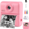 Kids Instant Print Camera, 1080P HD Digital Camera with 32GB Card | 2.0″ Screen, Thermal Printing, 16X Zoom, 48MP Pixels, BPA-Free Print Paper, MP3 and Creative Modes, Gifts for Kids Ages 3-12