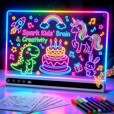 Rechargeable LED Drawing Board with Music