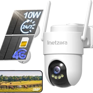 5MP 4G LTE Cellular Solar Security Camera Outdoo