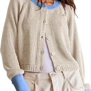 UNCLECAT Cropped Cardigan Sweaters