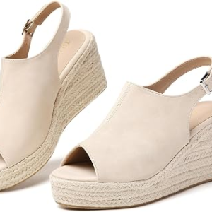 TILOCOW Wedge Espadrilles Sandals