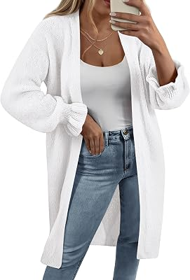 KIRUNDO Women Long Cardigans