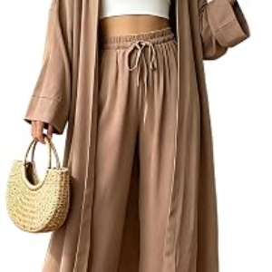 Joyfunear Womens Cardigan Pants Set