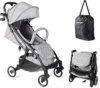 Beberoad Love R2 Travel Stroller for Airplane Compact Baby Stroller, Gray | Lightweight Stroller Foldable Infant Toddler Stroller with Cup Holder, Rain Cover and UPF 50+ Waterproof Canopy
