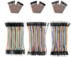 Yakomon Breadboard Jumper Wires, Multicolored Dupont Wire, 40pin Male to Female Compatible with Arduino Projects (120 PCS Assorted (40pcs MM/ 40pcs FF/ 40pcs F-M), 4 inch (10 cm))