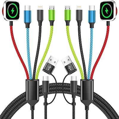Multi Charging Cable for Apple Watch Charger 2 Pack