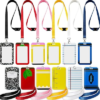 6 Pack Teacher Lanyards with ID Badge Holders, Thickened Waterproof Teacher Appreciation Gifts, Classroom Themed Back to School Badge Holders with Breakaway Clasp for Teachers (6 Pack)