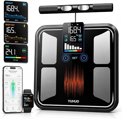 8-Electrode Smart Scale Dual-Frequency BIA Body Composition Analyzer