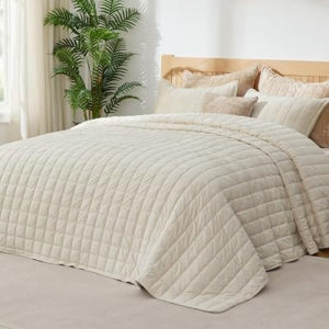 BEDELITE 3 Pieces Velvet Quilt Set