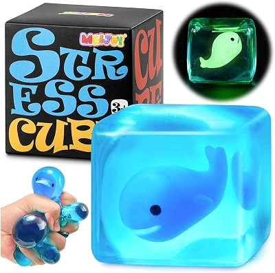 MEIJOY Squishy Fidget Toys Stress Cube