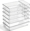 CHOWAY 10 Pack Large Drawer Organizer Bins