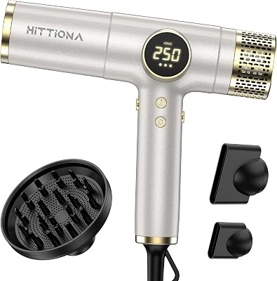 HITTIONA Dual Voltage Travel Hair Dryer