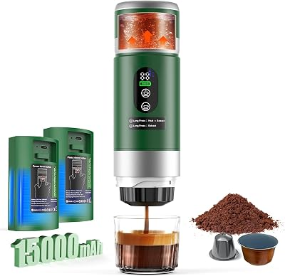 Portable Coffee Maker with Removeable Battery