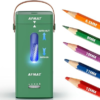 AFMAT Electric Pencil Sharpener, Fully Automatic Pencil Sharpener, Auto in & Out, Rechargeable Hands-Free Sharpeners for Jumbo & Colored Pencils (6.5-12mm), Portable for Home/Classroom/Office PSC6