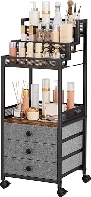 Rolling Makeup Storage Cart