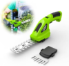 Cordless Grass Shear Mini Hedge Trimmer 2000mAh Handheld Hedge Clippers Electric Shrubbery Trimmer