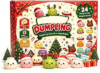 Christmas Squishies Advent Calendar 2026, 24 Days Dumpling Squishies Toys Countdown Calendar, Christmas Decor Jumbo Mini Glitter Squishie Squeezy Toys