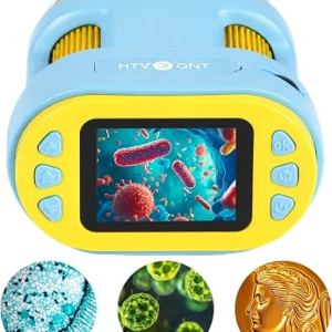 Handheld Microscope for Kids – HTVRONT 1000X Kids Microscope 2.0″ HD Screen