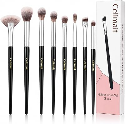 CELIMAIT 8PCS Eye Makeup Brushes Set