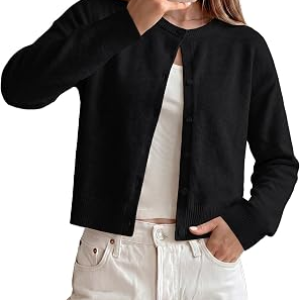 GRACE KARIN White Cardigan Sweaters