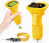 1000X Kids Microscope Handheld Camera, 2” Screen Wonder Quest Microscope Camera for Kids, Educational Magnifying Glass Toy, Christmas Birthday Gifts for Age 3 4 5 6 7 8 9 10 11 12 Girls Boys – Yellow