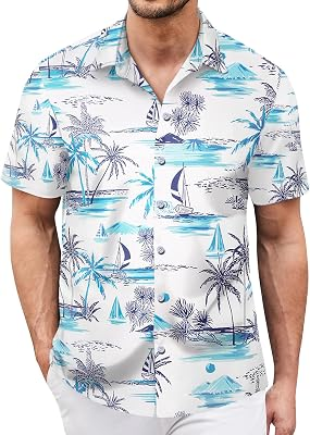 RIOOFINX Men Hawaiian Shirt
