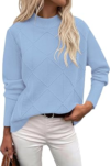 LOMON Mock Neck Sweater