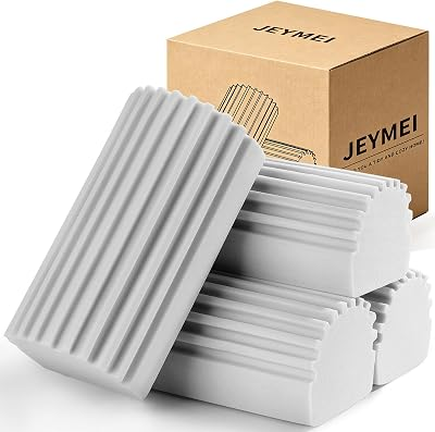 Jeymei 4-Pack Damp Clean Duster Sponge