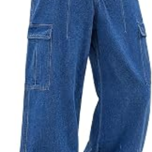 EMMIOL Men Cargo Baggy Jeans