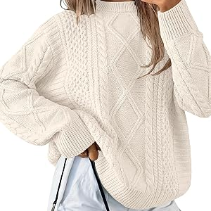 ANRABESS Womens Oversized Pullover Sweaters