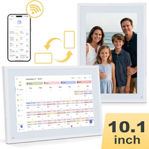 COMIX 10.1″ Smart Digital Calendar for Desk, WiFi Cloud Sync Family Shared Planner with Touchscreen, Electronic Tabletop Schedule Display for Home Office, Kitchen & Nightstand