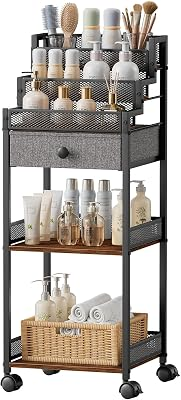 Makeup Organizer Cart with Drawer