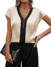 FAYENNE Short Sleeve Blouse