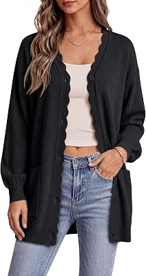 SAODIMALLSU Oversized Cardigan