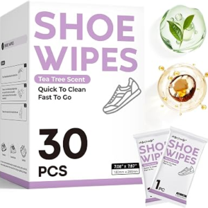 ZHENYEMEI 30 Packs Sneaker Cleaner Wipes