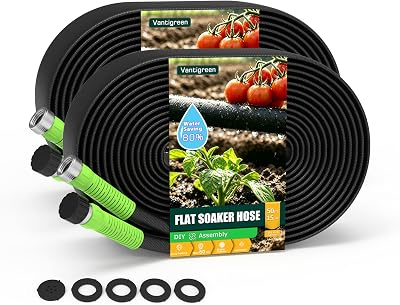 VANTIGREEN 2Pack 50FT Upgrade Drip Irrigation Hose